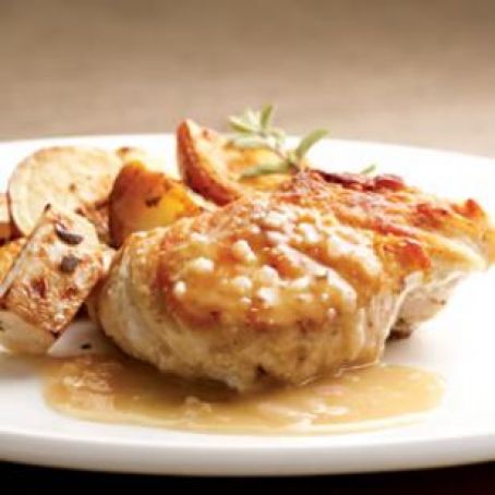 Quick Roast Chicken & Root Vegetables