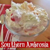 CREAMY AMBROSIA {country cook}