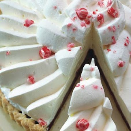 Dark Chocolate and Peppermint Whipped Cream Tart