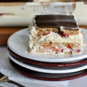 No Bake Strawberry Eclair Cake