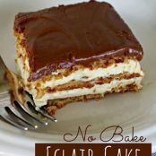 No Bake Eclair Cake