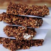 CHOCOLATE PUFFED QUINOA BARS
