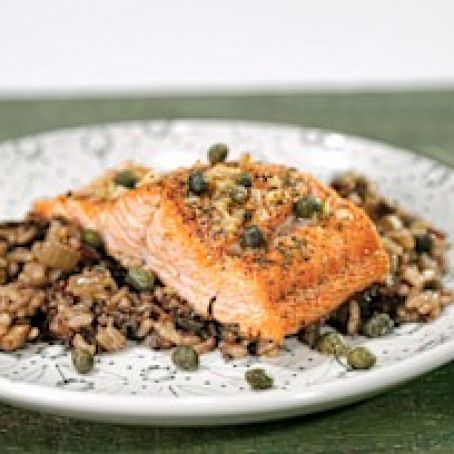 BLACKENED SPICY GARLIC SALMON