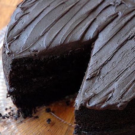 Deep Dark Chocolate Cake