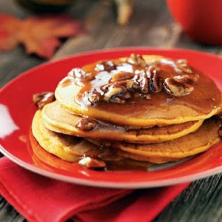 Pumpkin Pancakes with Cinnamon Brown Butter Recipe