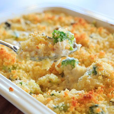 Cheesy Chicken, Broccoli & Rice Casserole