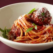 Spaghetti with Spicy Roasted Tomatoes