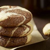 Chocolate Marble (Zebra) Cookies