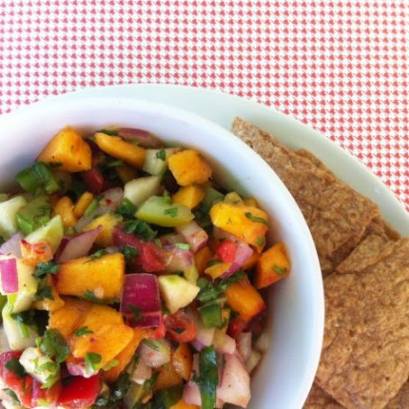 Summer Peach Salsa