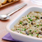 RICE - Mixed Mushroom and Pea Baked Risotto