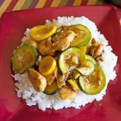 Chicken and Zucchini Stir Fry