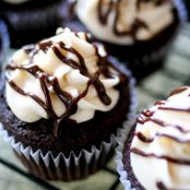 Guiness and Irish Cream Cupcakes
