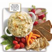Light Hot Crab and Artichoke Dip
