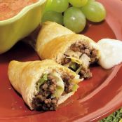 Crescent cabbage and beef bundles