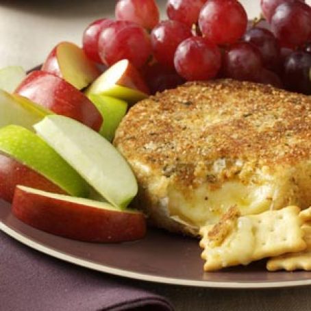 Appetizers (Parmesan-Coated Brie)