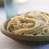 Pesto with Penne and Ricotta and Honey