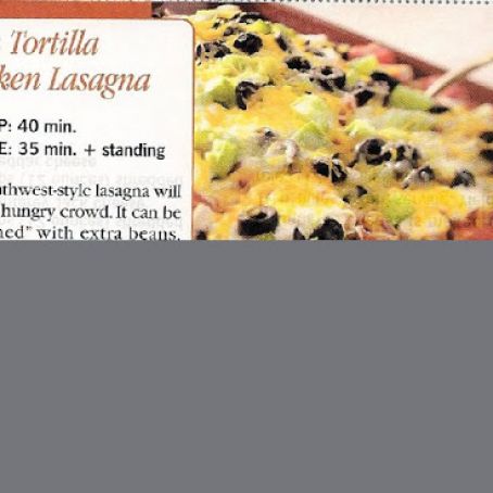 Corn Tortilla Chicken Lasagna