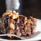 DARK CHOCOLATE BREAD PUDDING