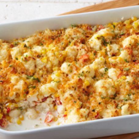 Creamy Garlic-Cauliflower Bake