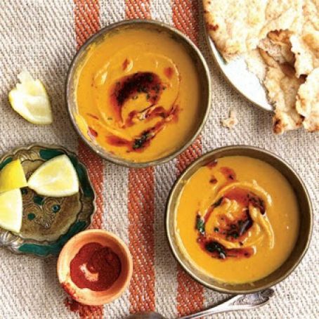 Red Lentil and Butternut Squash Soup
