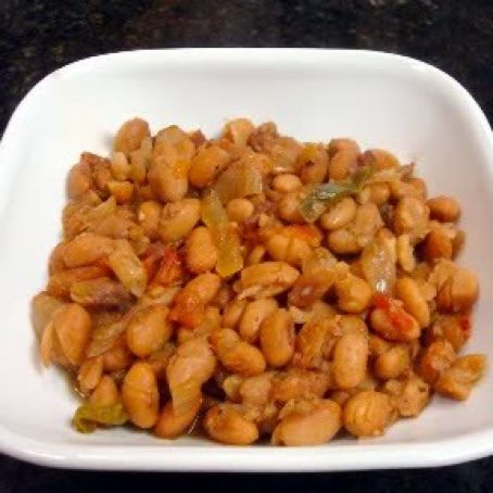 Drunken Charro Beans (Crockpot)