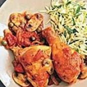 Chicken Cacciatore with Orzo