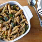 Rustic Italian Farmhouse Zucchini Sauce with Penne