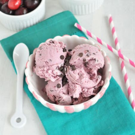 Cherry Chocolate Chip Ice Cream