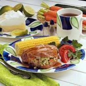 Pilaf-Stuffed Pork Chops