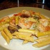 Peppered Shrimp Alfredo