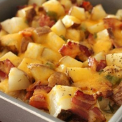 Loaded Baked Potato And Chicken Casserole