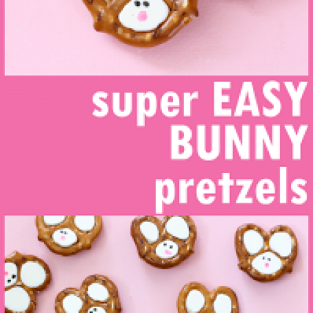 Easter Bunny Pretzels