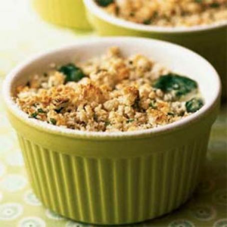 Spinach-Asiago Gratins