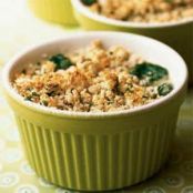 Spinach-Asiago Gratins