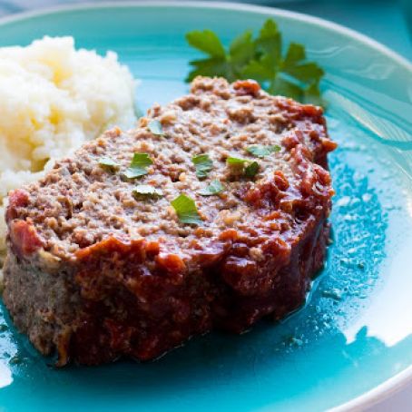 Spicy BBQ Meatloaf with Smoky Sweet BBQ Sauce Topping