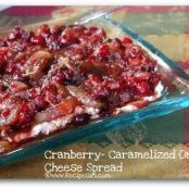 Cranberry- Caramelized Onion Cheese Spread