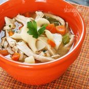 Ziplist Sous Chef Recipe Clipper - Leftover Turkey Noodle Soup