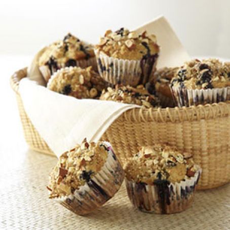 Whole-Grain Blueberry Muffins