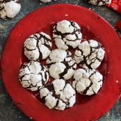 Chocolate Espresso Crinkle Cookies