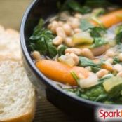 Northern Bean and Spinach Soup