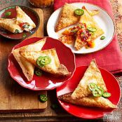 Jalapeno-Peach Wonton Poppers