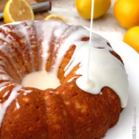 Mama's Hot Lemon Poke Cake