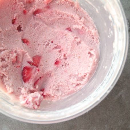 Strawberry & Coconut Ice Cream