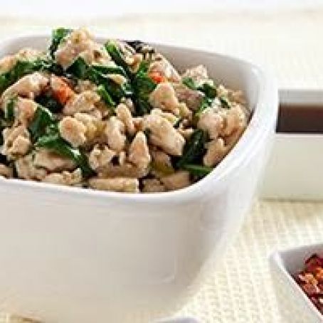 THAI-STYLE CHICKEN WITH BASIL