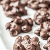 3 Ingredient Chocolate Almond Clusters