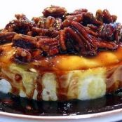 Kahlua-Pecan-Brown Sugar Baked Brie