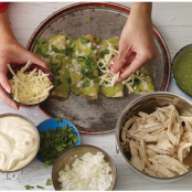 Enchiladas Verdes (Green Chicken Enchiladas)