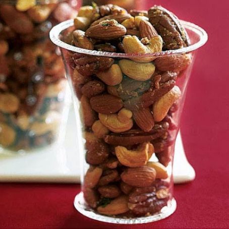 Sweet & Spicy Roasted Nuts