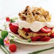 Strawberry Black Walnut Shortcakes