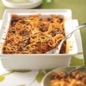 Spaghetti Beef Casserole Recipe - Freezer Meal
